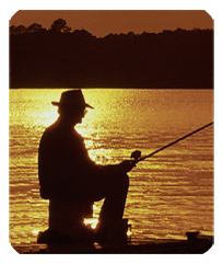 DF35-320-BZ Gone Fishing (Dock)